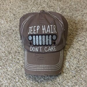 KBETHOS Brown Jeep Hair Don't Care Hat